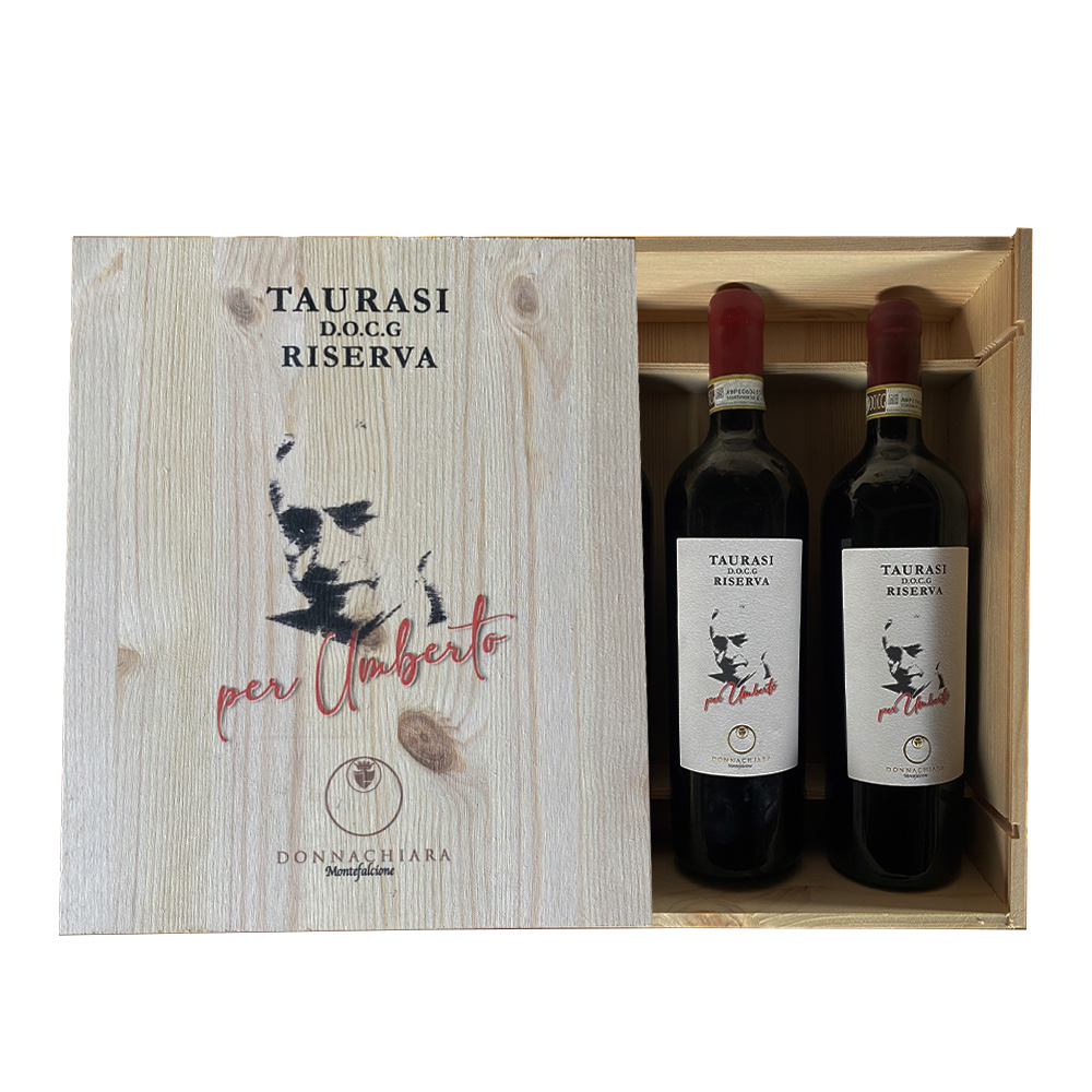 Taurasi DOCG Riserva per Umberto x 3 - Bottiglia vino Donnachiara